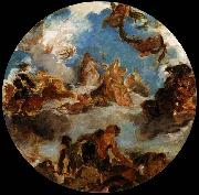 Eugene Delacroix Sketch for Peace Descends to Earth oil painting artist